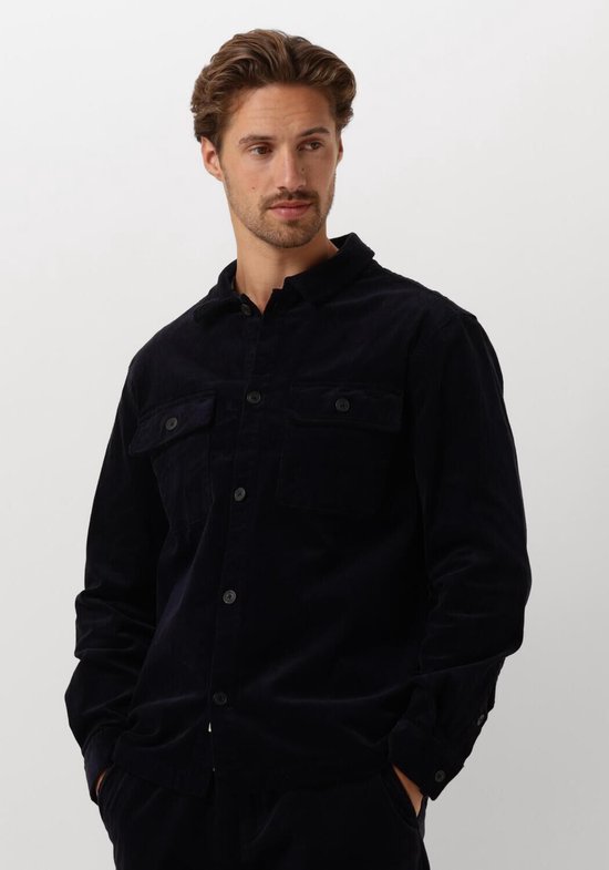 Foto: Anerkjendt akoscar cord overshirt overhemden heren blauw maat xl