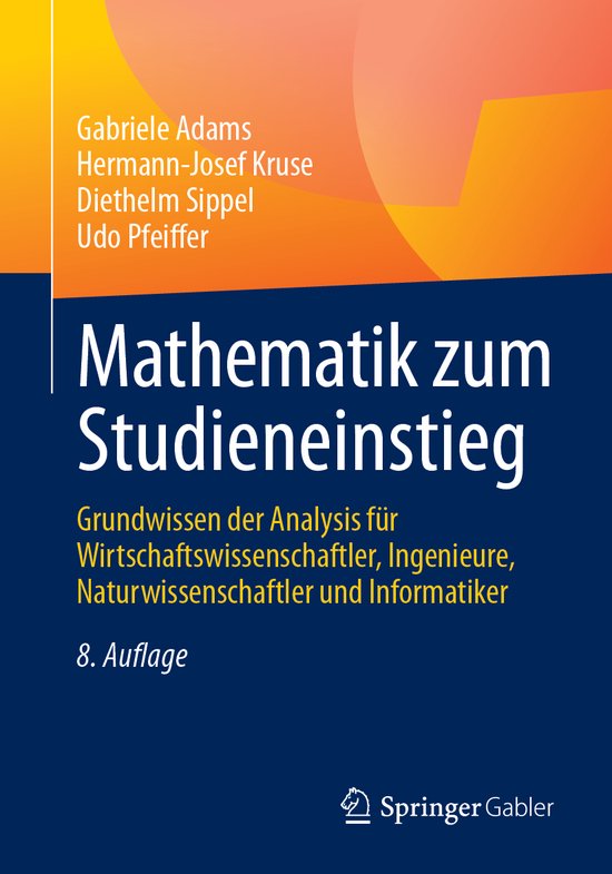 Mathematik zum Studieneinstieg - cover