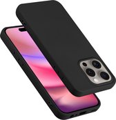 Coque Cadorabo adaptée à Apple iPhone 16 PRO en NOIR LIQUIDE - Housse de protection en silicone TPU flexible Case Cover