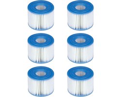 Filterpatroon type S1 6 stuks voor Intex EasySet- / PureSpa-Pool - vervangingsset