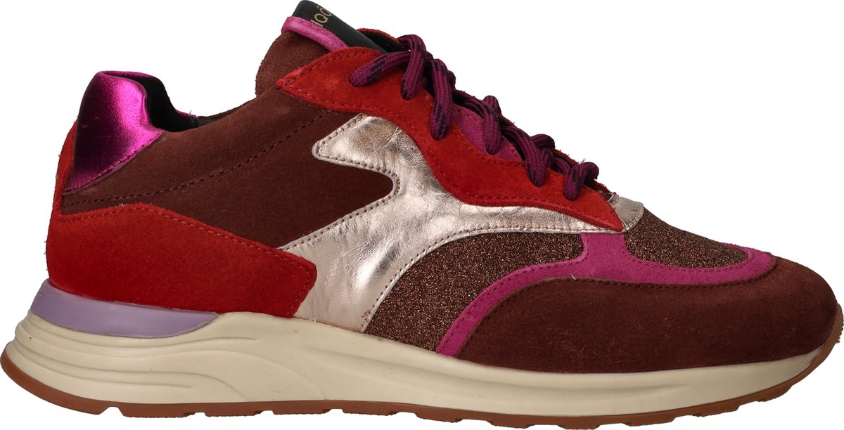 IQÔNIC Sneakers - Dames - Rood - Maat:37