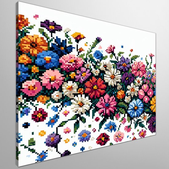 Bloeiende kersenbloesem schilderij van Imperial Art House op canvas