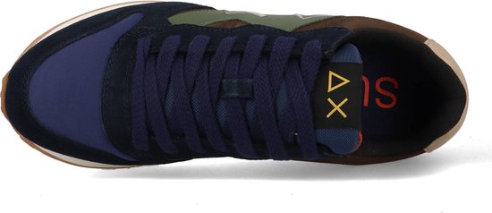 SUN68 Sneakers uomo Z44114 JAKI BICOLOR A-EP in pelle con vari loghi 93 VOLPE