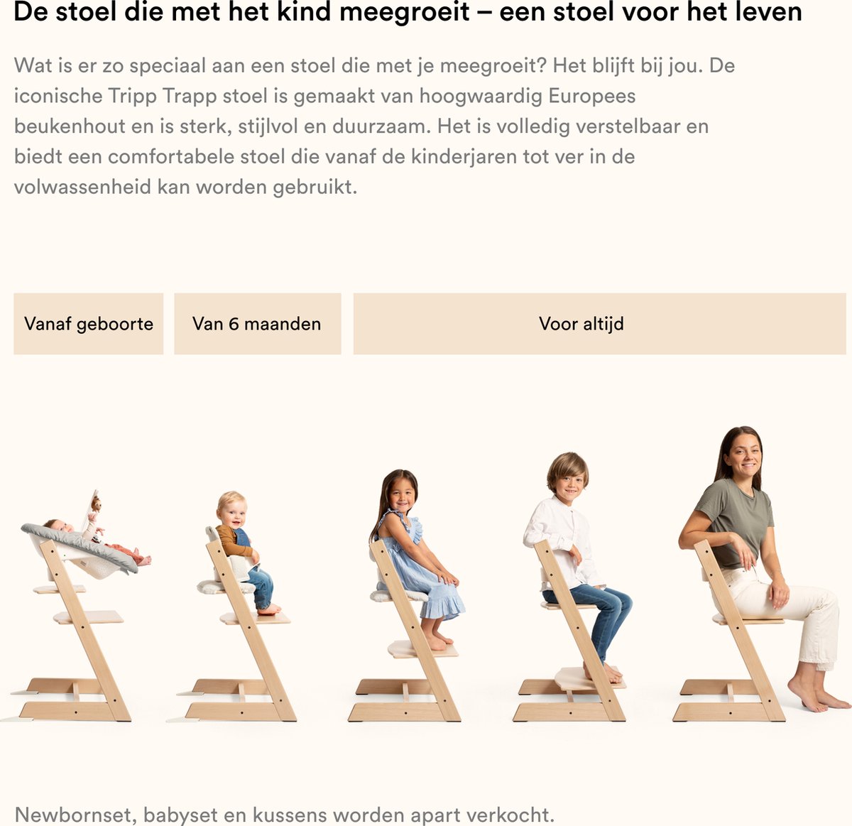 Stokke Tripp Trapp Kinderstoel - Whitewash thumbnail 5