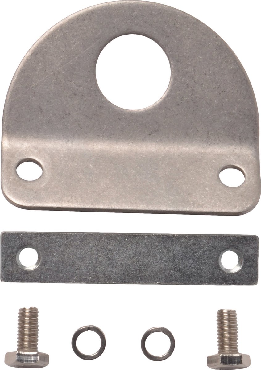Sjoroog 90x74 mm - inclusief tegenstuk 90x18x6 mm - geschikt voor Anssems aanhanger - set van 4 stuks