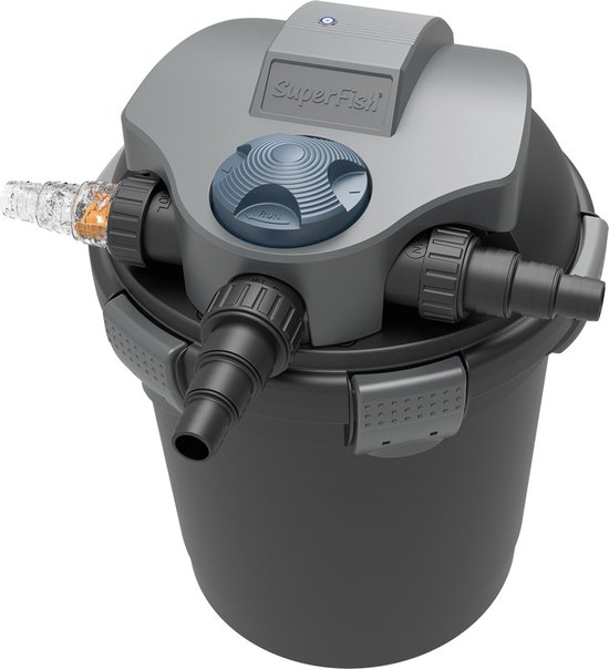 Superfish Topclear Uv Drukfilter - Filters - 9 Watt 10000 Uv-C