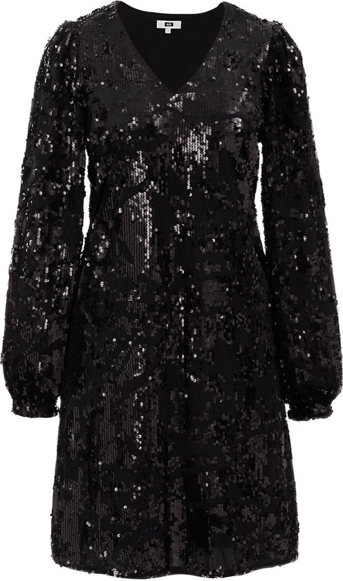 Velvet Jurk We Jurk Dames WE Fashion Dames Velvet Jurk Met