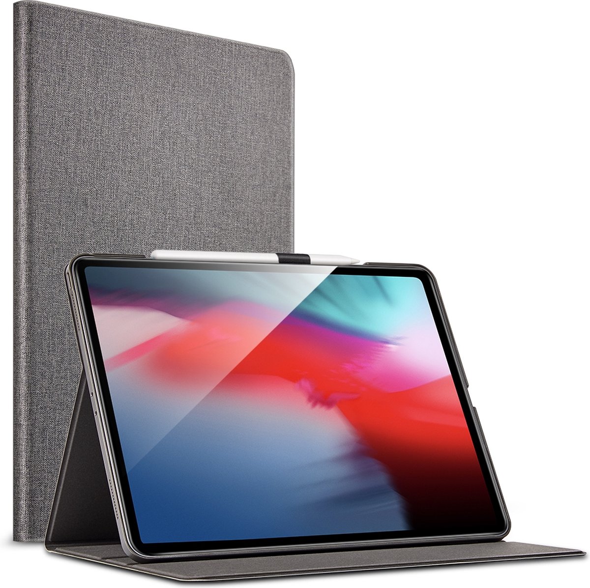 iPad Pro 11 (2020) hoes - Book Case Urban Simplicity Holder - Grijs