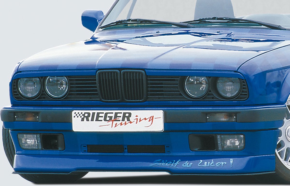RIEGER - FRONT BUMPER SPOILER - BMW E30 SEDAN/TOURING/COUPE/CONV - PRIMER