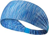 Haarband Sport Streep Patroon Blauw