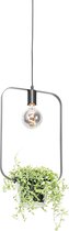 QAZQA roslini - Moderne Hanglamp - 1 lichts - L 35 cm - Zwart - Woonkamer | Slaapkamer | Keuken