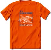 A-10 Warthog Vliegtuig T-Shirt | Unisex leger Kleding | Dames - Heren Straaljager shirt | Army F16 | Grappig bouwpakket Cadeau | - Oranje - XXL