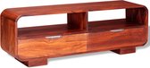 vidaXL Tv-meubel 116x30x40 cm massief sheesham hout