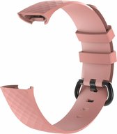 Bandje geschikt voor Fitbit Charge 3 SMALL  –  roze