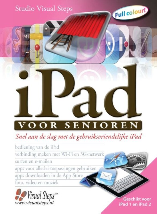 Cover van het boek 'iPad voor senioren' van Studio Visual Steps