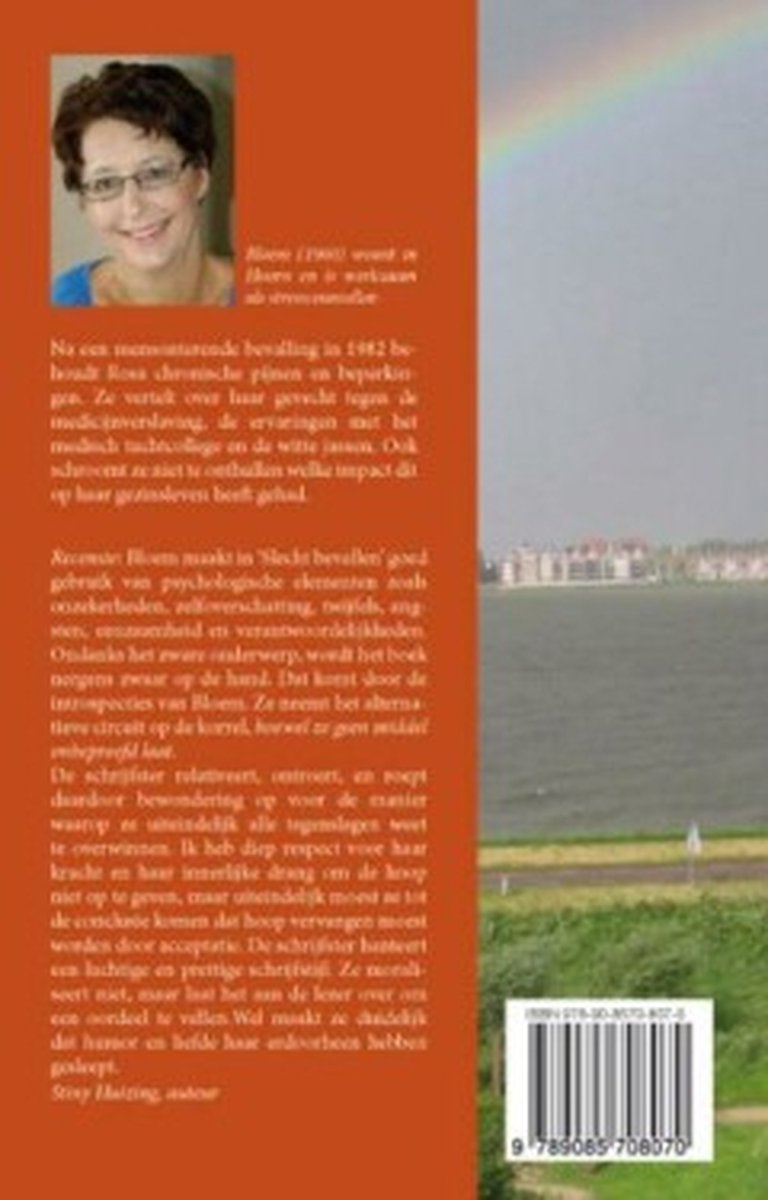 Slecht bevallen - back cover