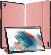 Dux Ducis Tablet Hoes Geschikt voor Samsung Galaxy Tab A8 (2021/2022) - Dux Ducis Domo Bookcase - Roze