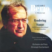 Dietrich Henschel, French Army Chorus, Orchestre De Paris - Berio: Rendering/Stanze (CD)
