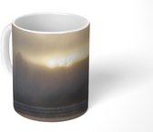 Mok - Koffiemok - Trein in de mist - Mokken - 350 ML - Beker - Koffiemokken - Theemok