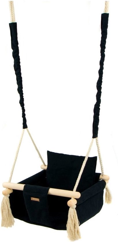 Baby swing - babyschommel - max. 20 kg - zwart