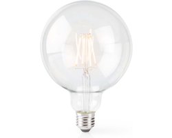 Nedis SmartLife LED Filamentlamp - Wi-Fi - E27 - 500 lm - 5 W - Warm Wit - 2700 K - Glas - Android / IOS - G125 - 1 Stuks