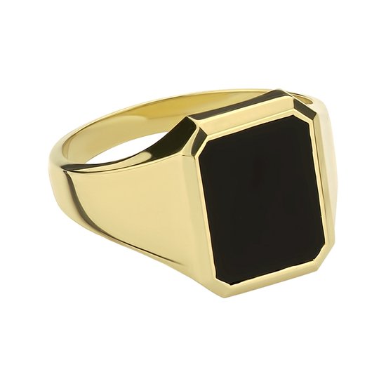 Zegelring Massief Onyx 3.10ct