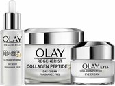 Olay Regenerist Collagen Peptide24 Dagserum, Dagcrème & Oogcréme Pakket