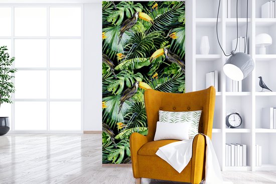Papier Peint - Papiers Papier peint photo Toucan - Motifs - Plantes - Largeur 120 cm x Hauteur 240 cm