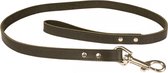 Duvoplus - Uitlaatriem Voor Dieren - Hond - Popular Leder Leiband 100cm/18mm Zwart - 1st