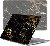 Lunso Geschikt voor MacBook Pro 13 inch M1/M2 (2020-2022) cover hoes - case - Marble Nova