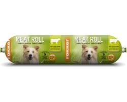 14x Fokker Meat Roll Hondenvoer Nat Rund - Zalm 350 gr