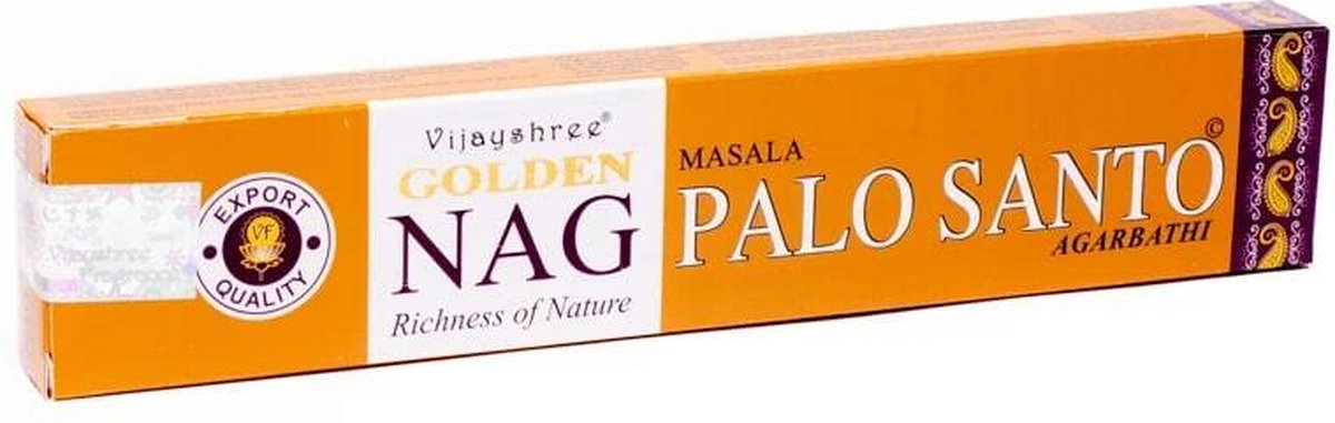 Golden Nag Wierook Golden Nag Palo Santo — 3 Pakjes Goud