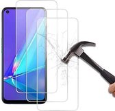LuxeBass Screenprotector geschikt voor Oppo A92 [ 3 Pack ]