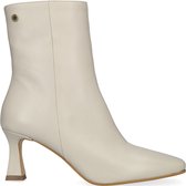 Notre-V 34052 Enkellaarsjes - Enkelboots met rits - Dames - Wit - Maat 38