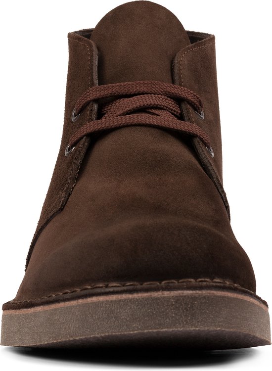 Clarks Batcombe Lord Donkerbruine leren laarzen voor heren