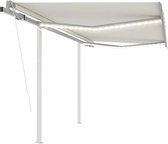 Everest Luifel automatisch met LED en windsensor 3x2,5 m crèmekleurig