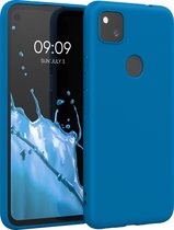 kwmobile telefoonhoesje geschikt voor Google Pixel 4a - Hoesje voor smartphone - Back cover in rifblauw