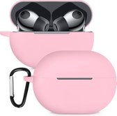 kwmobile Hoes voor Huawei FreeBuds Pro - Siliconen cover voor oordopjes in roze