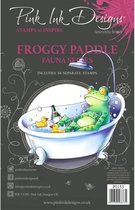 Pink Ink Designs Clear stamp set - Froggy paddle