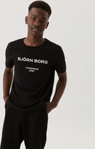 Björn Borg - T-Shirt - Tee -  Korte Mouw - Boys - 110-116 - Zwart