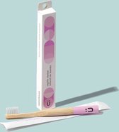 Tandenborstel voor Kinderen Naturbrush Biologisch Afbreekbaar Bamboe Roze