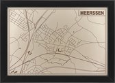 Houten stadskaart van Meerssen