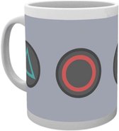 Merchandising PLAYSTATION - Mug - 300 ml - Buttons