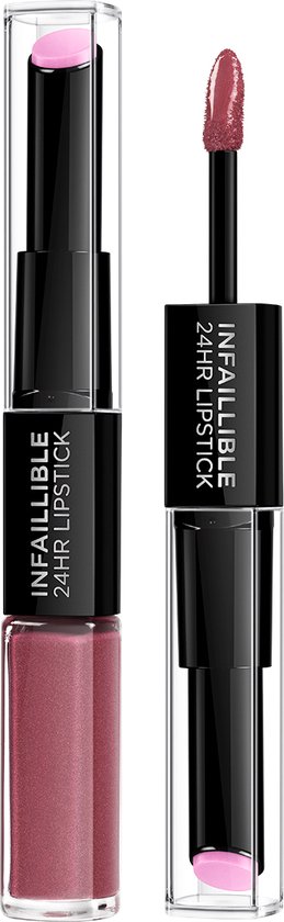 L’Oréal Paris Infaillible 24H Lipstick - Verzorgende Lippenstift Verrijkt met Hyaluronzuur - 209 Violet Parfait -5.7 ml