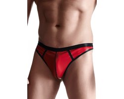 LINGERIE OUTLET Wetlook Men's Thong red S