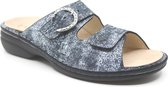 FinnComfort Mumbai 02556-730046 blauw combi slipper