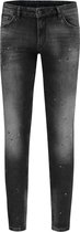 Purewhite - Dylan 832 Painted Heren Skinny Fit   Jeans  - Grijs - Maat 25