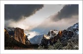 Walljar - Yosemite Valley - Muurdecoratie - Poster