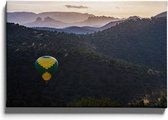 Walljar - Zwevend Luchtballon - Muurdecoratie - Canvas schilderij