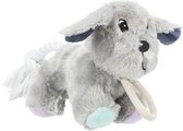 Trixie junior pluche hond met touw 24 cm